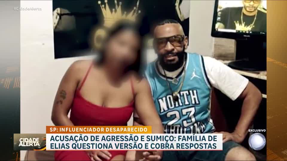 Influenciador Elias OTR desaparece após discussão com a sua esposa
