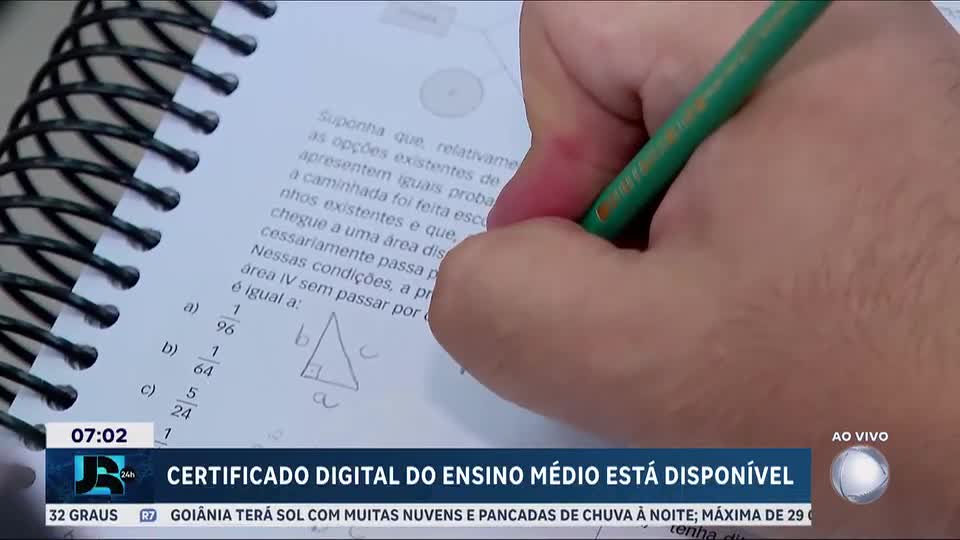 Novo sistema permite emissão de certificado de conclusão do ensino médio pela Internet