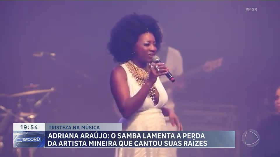 Adriana Araújo: samba lamenta perda da artista mineira que cantou suas raízes