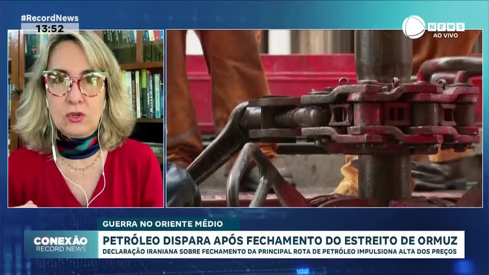 Petróleo dispara após fechamento do Estreito de Ormuz