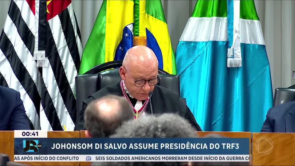 Johonsom Di Salvo assume presidência do TRF3