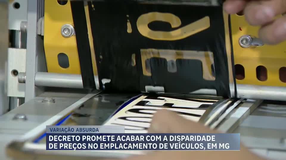 Decreto promete acabar com disparidade de preços no emplacamento de veículos em MG
