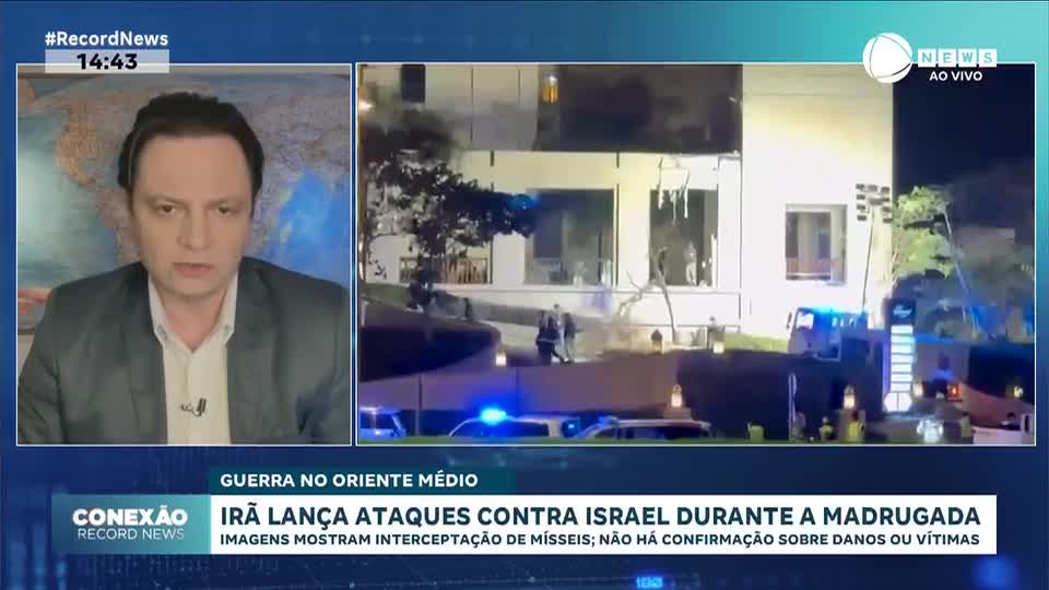 Irã lança ataques contra Israel durante a madrugada
