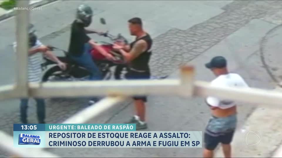 Repositor de estoque reage a assalto e é baleado na zona sul de São Paulo