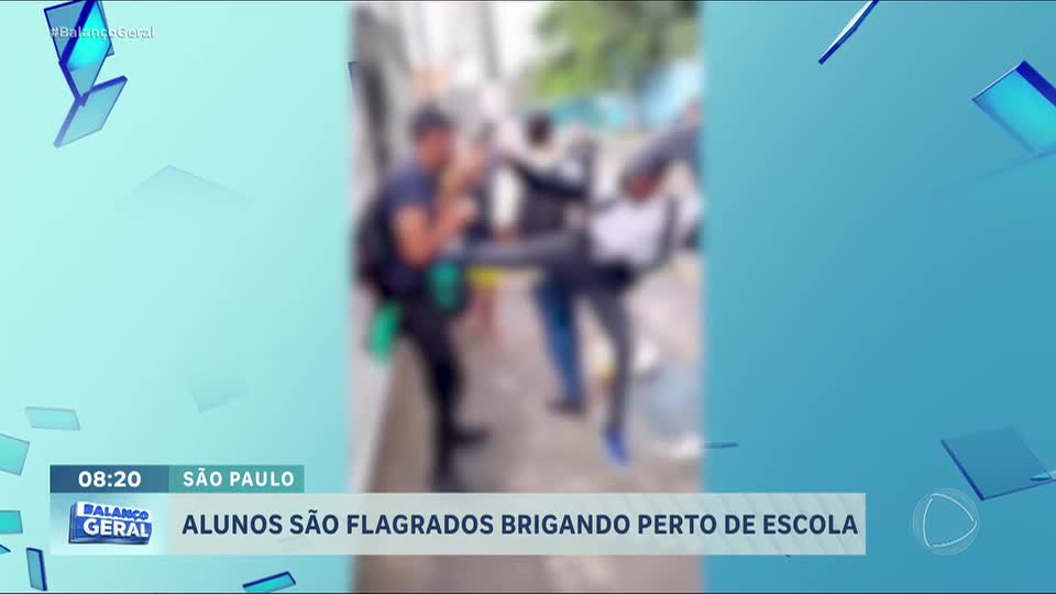 Alunos são flagrados brigando perto de escola na Grande São Paulo
