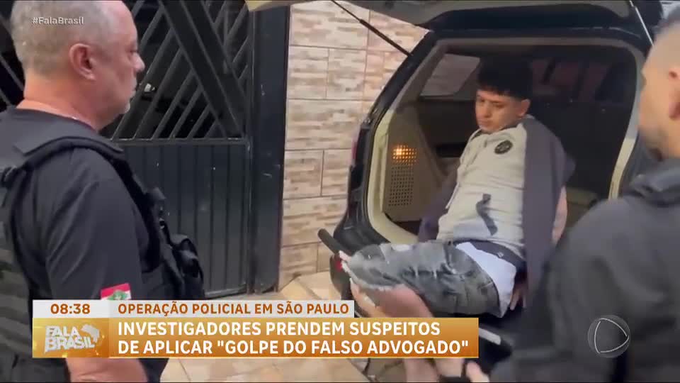 Polícia desarticula quadrilha do golpe do falso advogado em SP