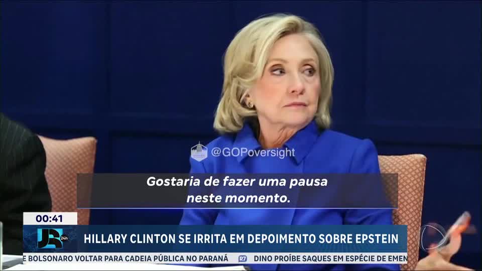 Caso Jeffrey Epstein: comitê divulga trechos de depoimentos de Bill Clinton e Hillary Clinton