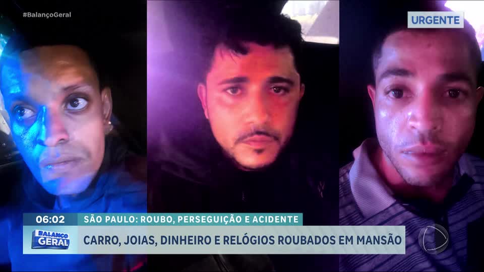 Invasão a mansão no Morumbi termina em perseguição por avenidas de São Paulo