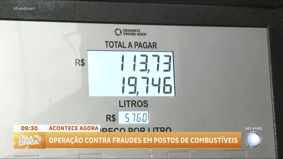 Operação em postos de SP verifica fraudes na quantidade e qualidade dos combustíveis