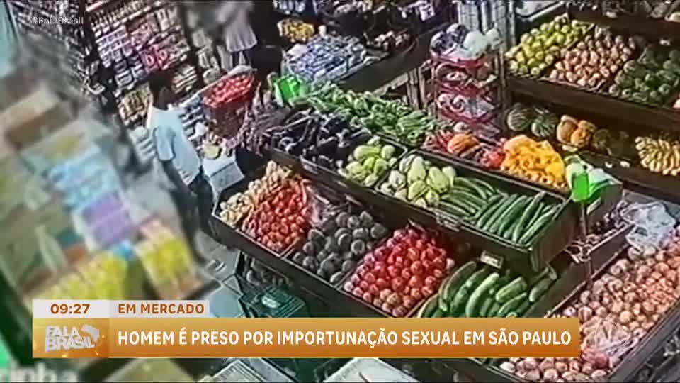 Homem é preso em flagrante por importunação sexual a empresária em supermercado de SP