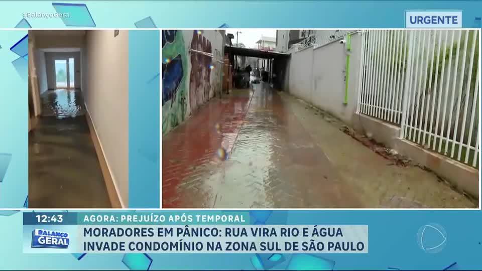 Temporais causam estragos na Grande São Paulo e deixam uma pessoa morta