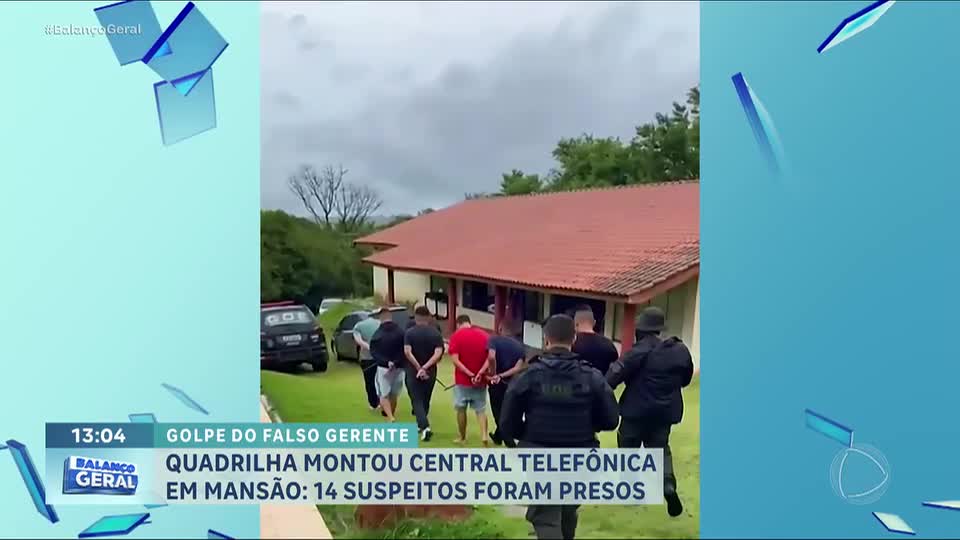 Polícia prende 14 suspeitos de golpe do falso gerente que tinha idosos como alvo em Piracaia (SP)