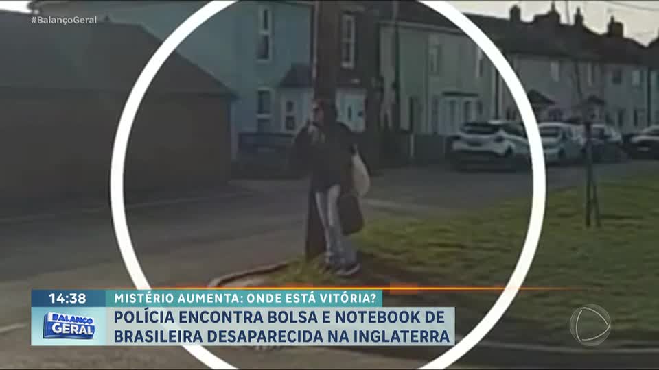 Polícia encontra bolsa e notebook de brasileira desaparecida na Inglaterra