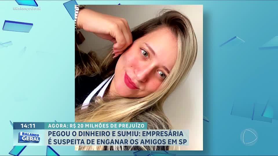 Empresária aplica golpe financeiro em amigos e some com quantia milionária