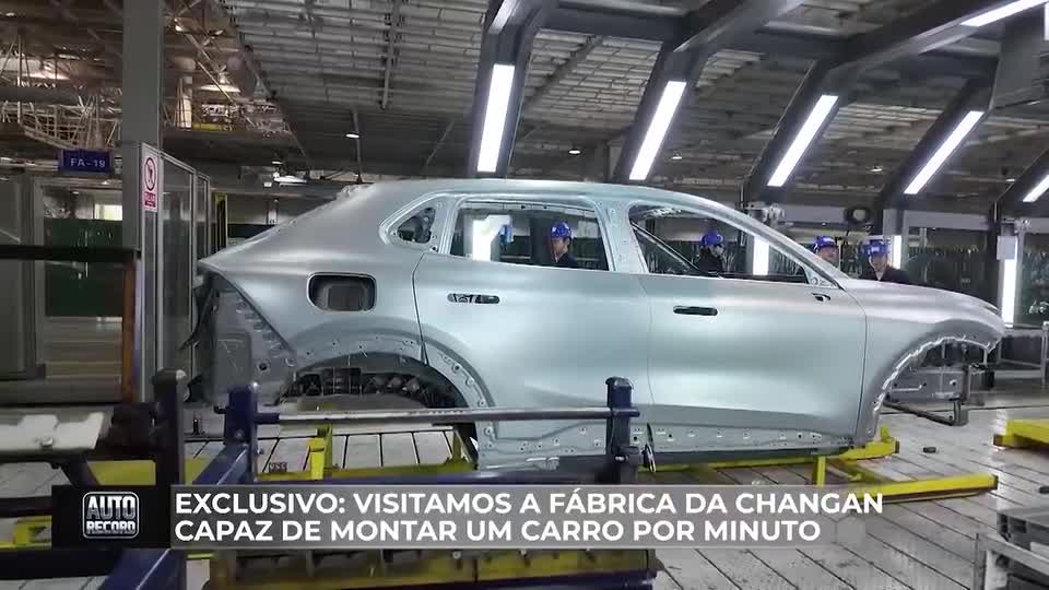 Exclusivo: Auto Record visita fábrica da Changan, capaz de montar um carro por minuto
