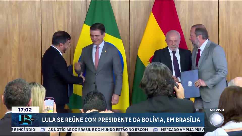 Lula recebe presidente da Bolívia para discutir o combate ao crime organizado