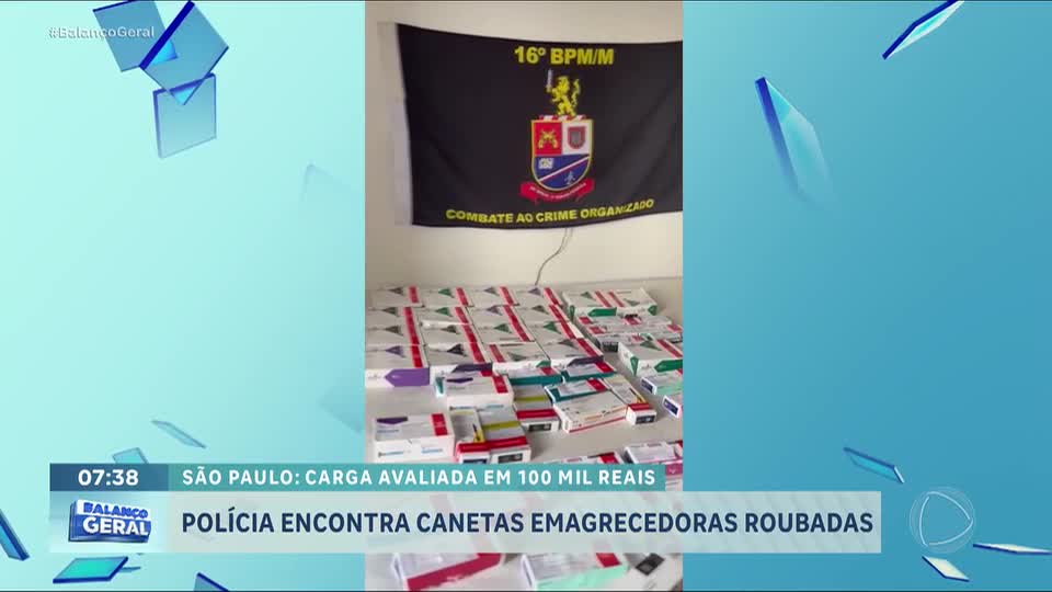 Polícia encontra casa com canetas emagrecedoras roubadas na zona oeste de São Paulo