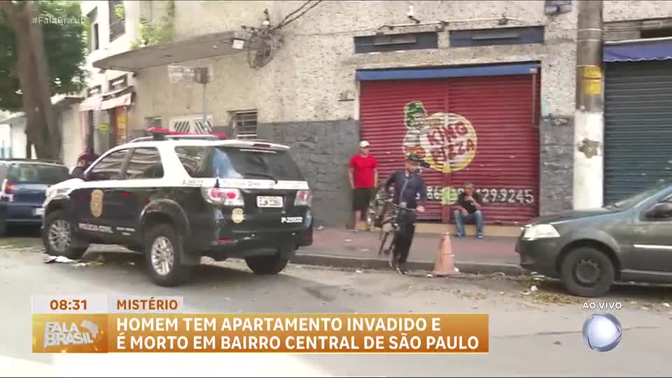 Homem é encontrado morto em apartamento na região central de São Paulo