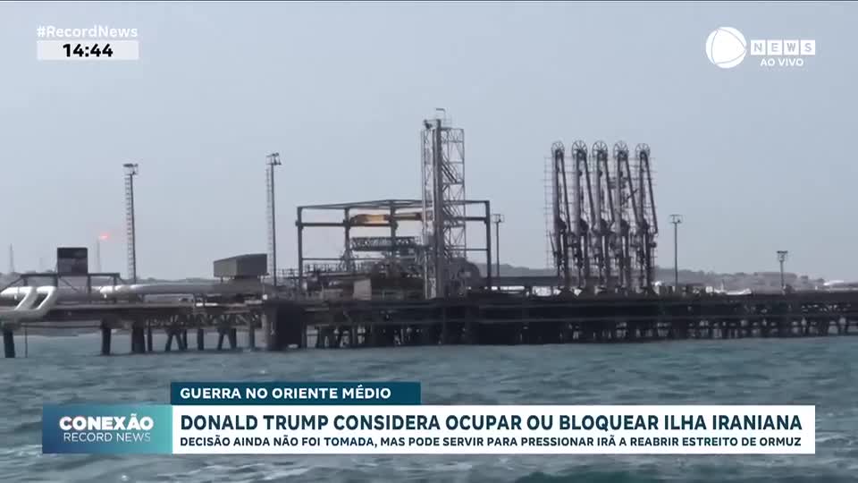 Donald Trump considera ocupar ou bloquear ilha iraniana