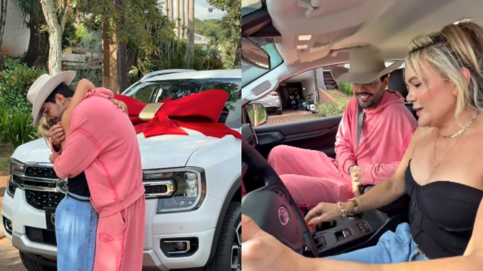 Luan Pereira surpreende a mãe com caminhonete de R$ 300 mil