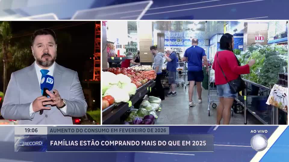 Consumo doméstico no Brasil cresce 1,95% apesar do endividamento