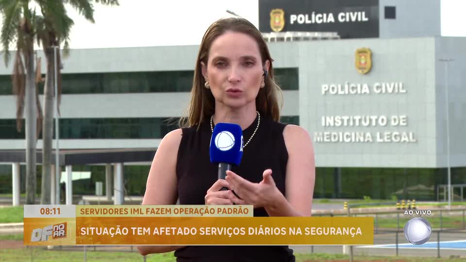 Operação padrão no IML do DF gera preocupações sobre condições de trabalho