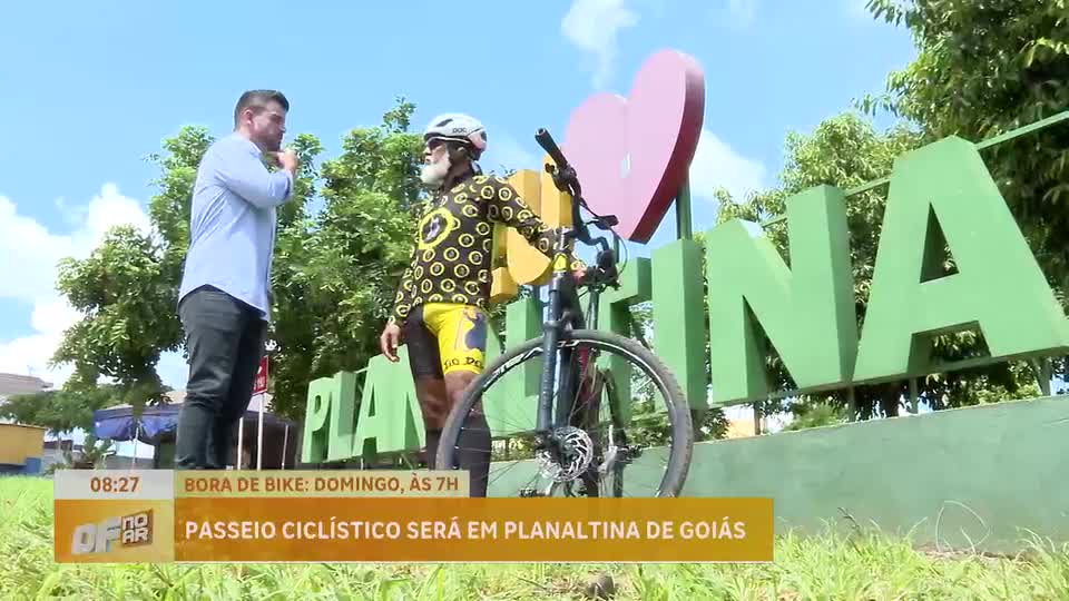 Bora de Bike: passeio ciclístico em Planaltina de Goiás acontece neste domingo, dia 22 de março