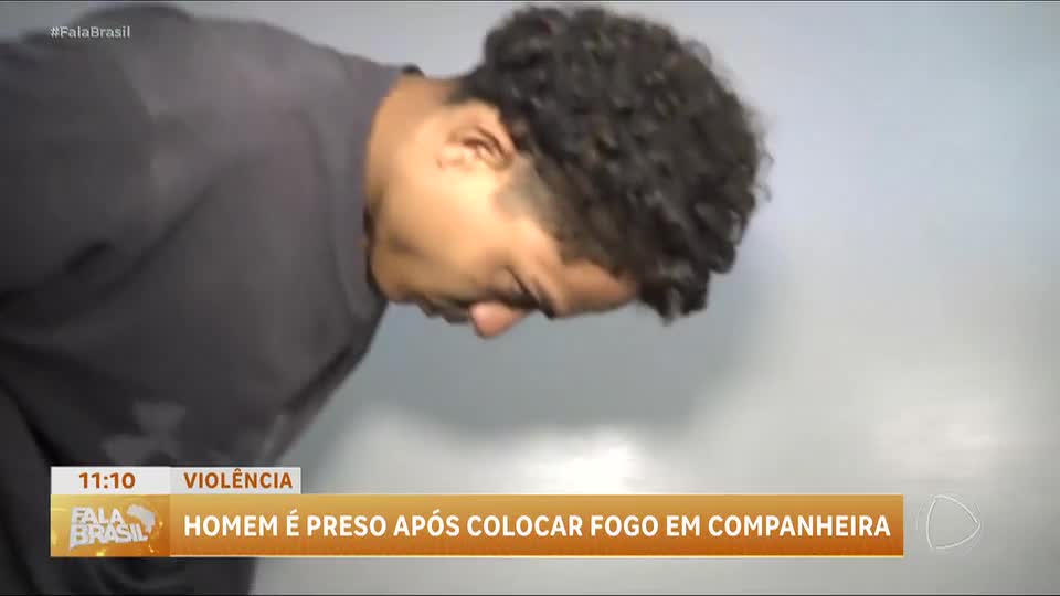 Homem é preso suspeito de atear fogo na companheira em Diadema (SP)
