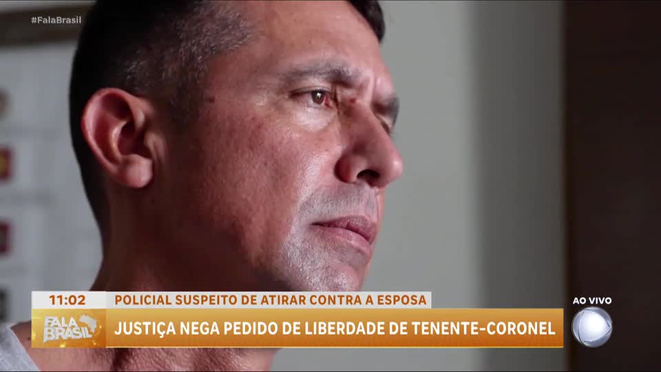 Justiça nega pedido de liberdade de tenente-coronel suspeito de atirar contra a esposa em SP