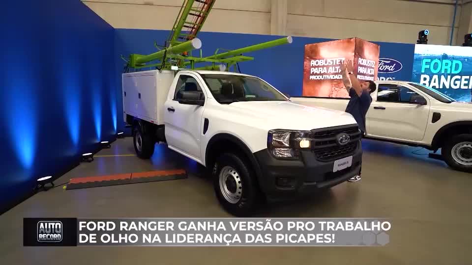 Ford Ranger ganha versão para o trabalho de olho na liderança das picapes
