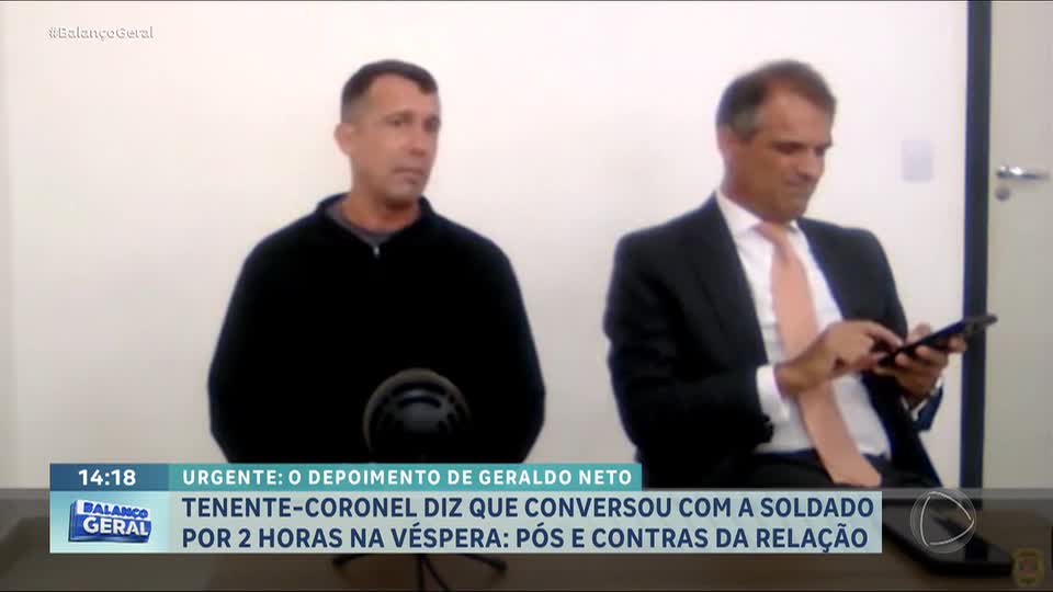 Caso Gisele: coronel critica hábitos de direção e cita problemas sexuais com a esposa em depoimento