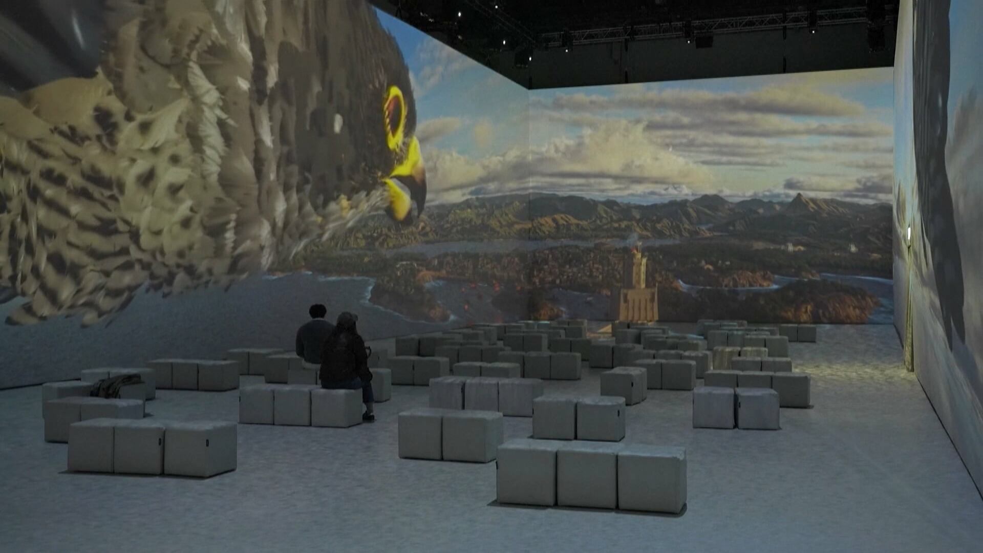 Exposição imersiva recria história de Cleópatra em Londres