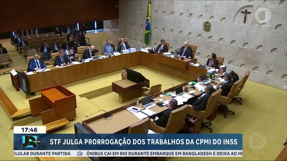 STF julga prorrogação dos trabalhos da CPMI do INSS