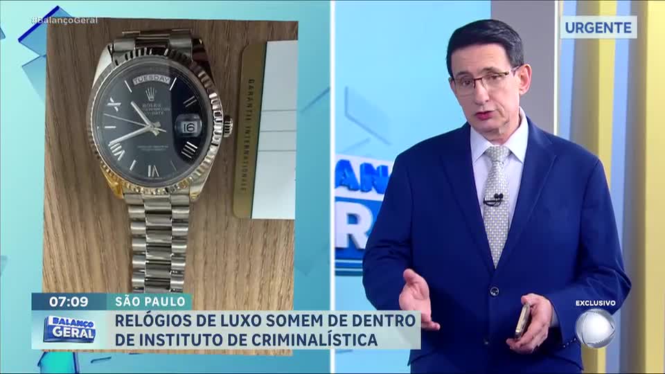 Polícia investiga sumiço de relógios apreendidos no Instituto de Criminalística