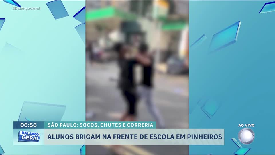 Rua em frente a escola vira cenário de brigas em bairro nobre de São Paulo