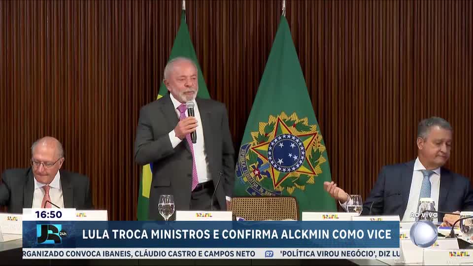 Lula anuncia troca de ministros e confirma Geraldo Alckmin como vice na disputa pela reeleição