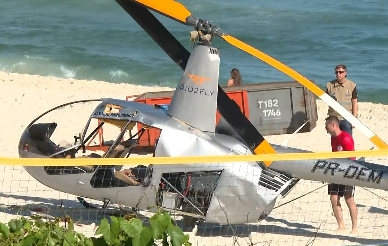 Piloto que fez pouso forçado no mar buscou área rasa e se preocupou em proteger banhistas
