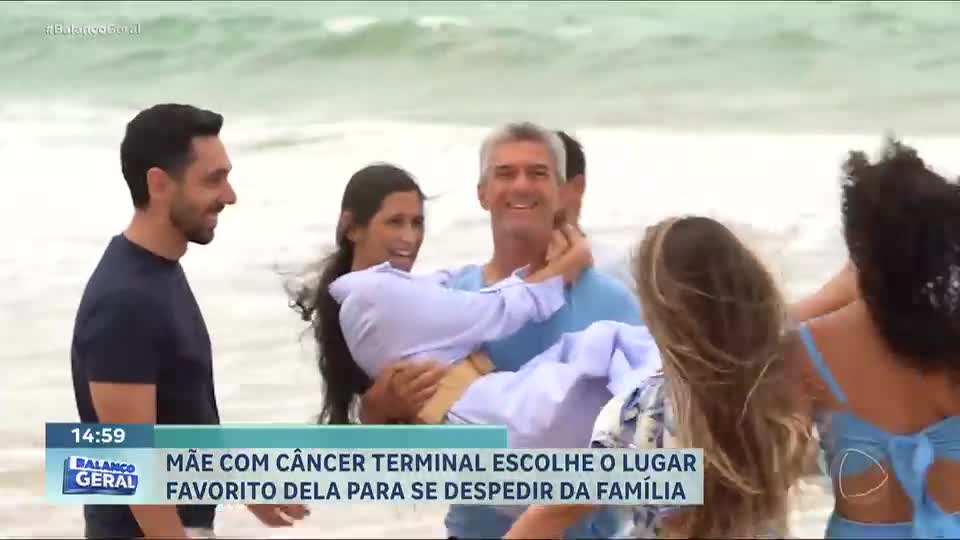 Balançou Você: Mulher com câncer terminal para tratamento e faz ensaio fotográfico com a família