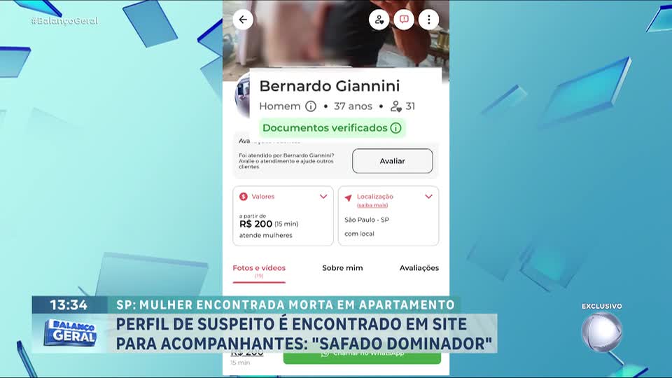 Suspeito de homicídio em São Paulo usava identidade falsa e já havia sido preso por outros crimes
