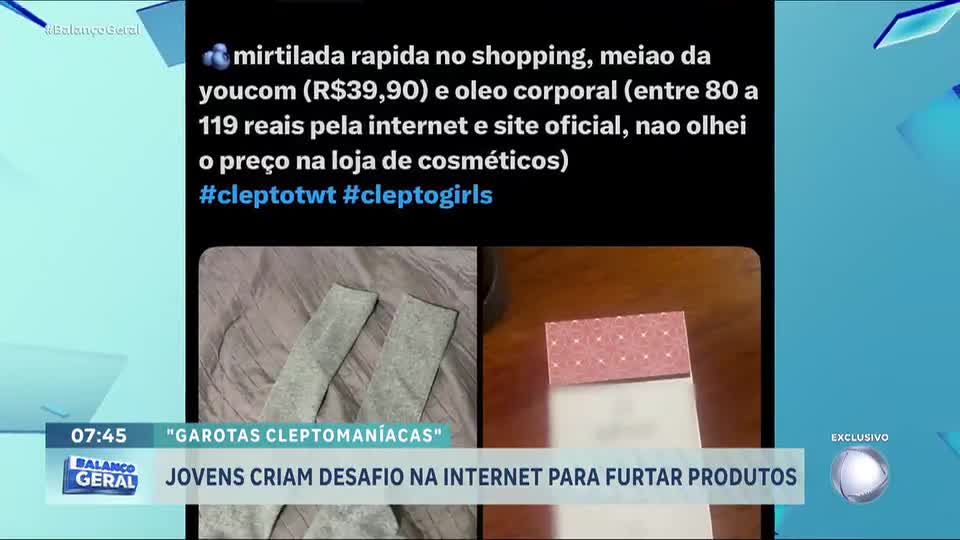 Comunidade virtual incentiva prática de furtos em lojas para ganhar status
