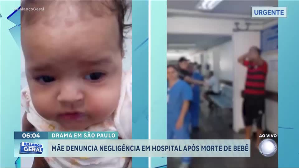 Mãe acusa hospital de negligência após morte de bebê com problemas respiratórios em São Paulo