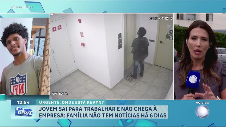 Jovem de 23 anos está há seis dias desaparecido em São Paulo