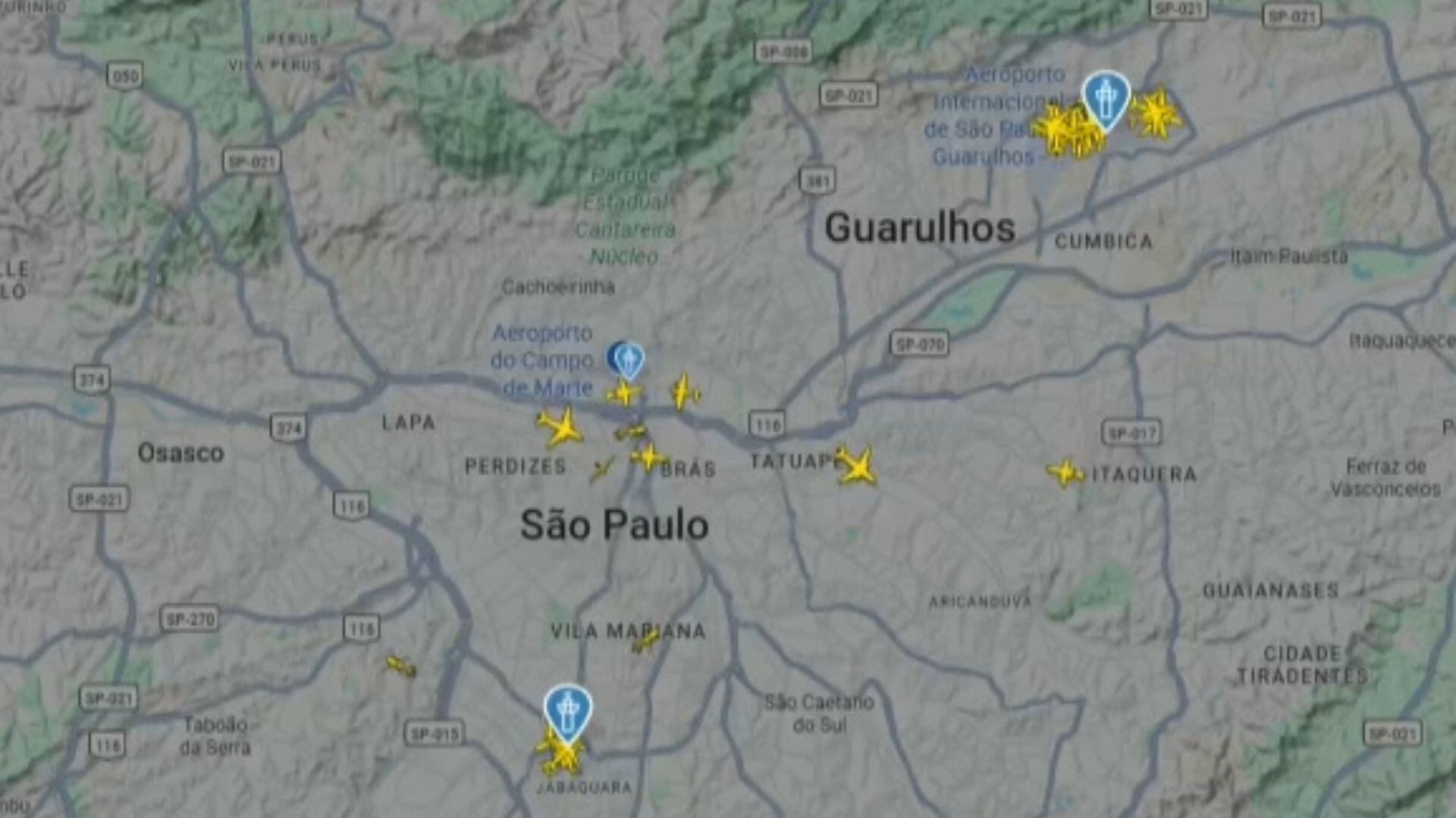 FAB anuncia regularização das atividades aéreas em SP