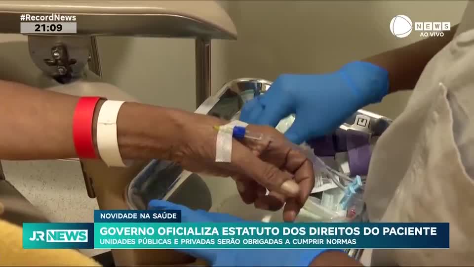 Governo oficializa Estatuto dos Direitos do Paciente