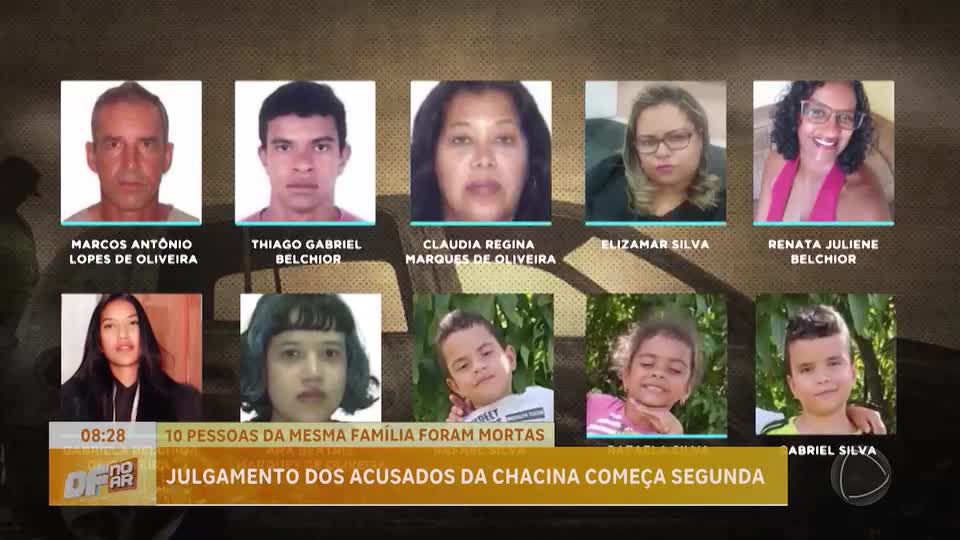 Julgamento da maior chacina do DF começa na próxima segunda-feira