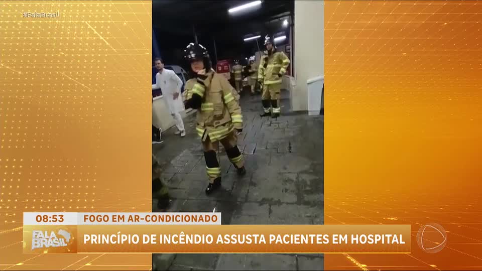 Princípio de incêndio em hospital no Rio assusta pacientes