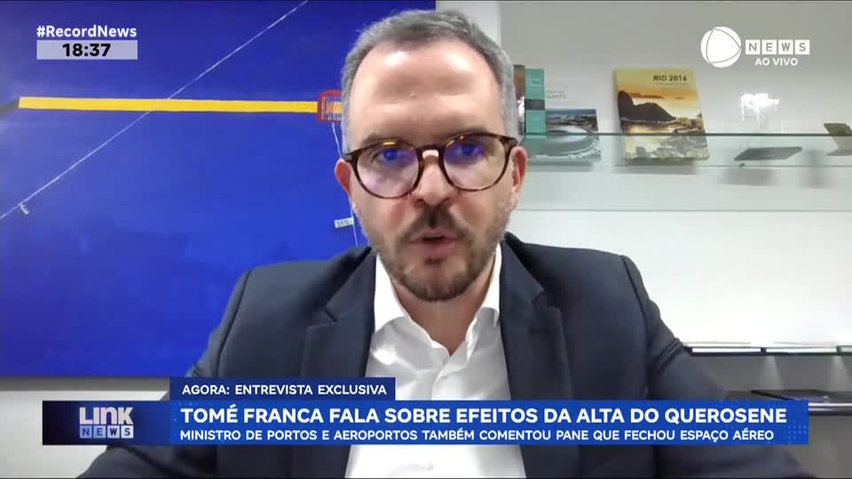 Tomé Franca fala sobre efeitos da alta do querosene de aviação