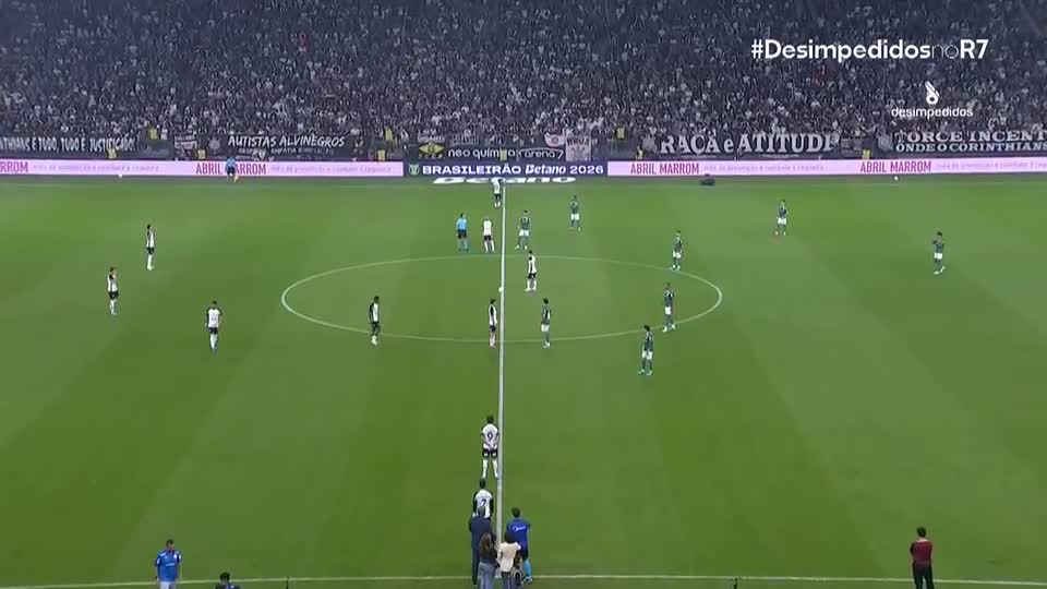 Assista à íntegra de Corinthians 0 x 0 Palmeiras com R7 e Desimpedidos