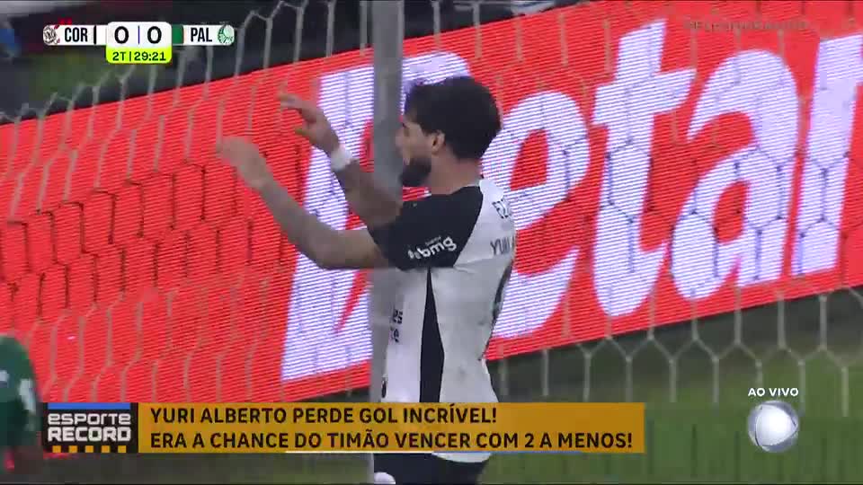 Dodô defende Yuri Alberto após gol inacreditável perdido em Corinthians x Palmeiras