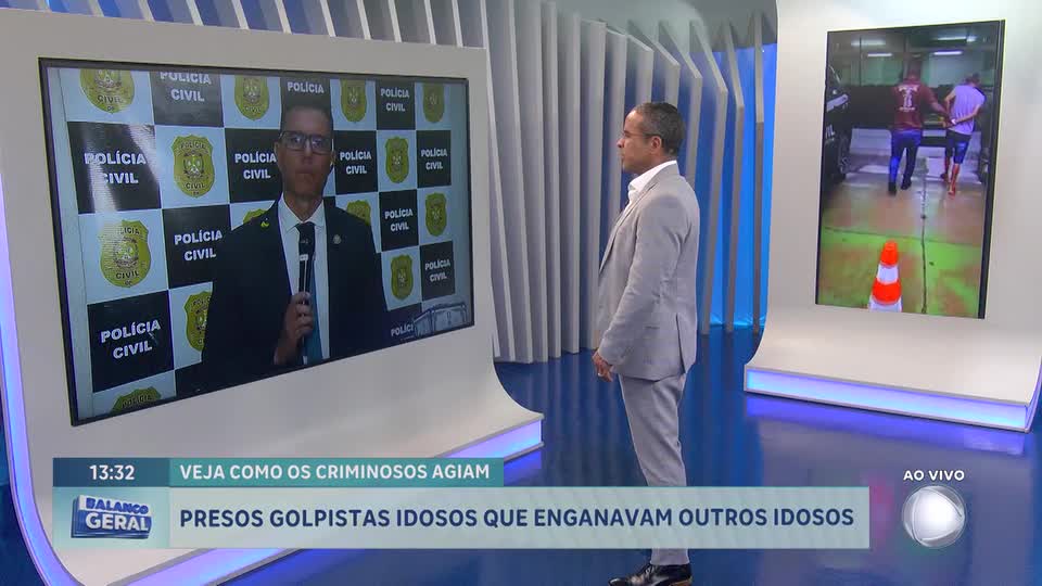 Homens são presos por aplicar ‘golpe do paco’ na saída de bancos em idosos no DF